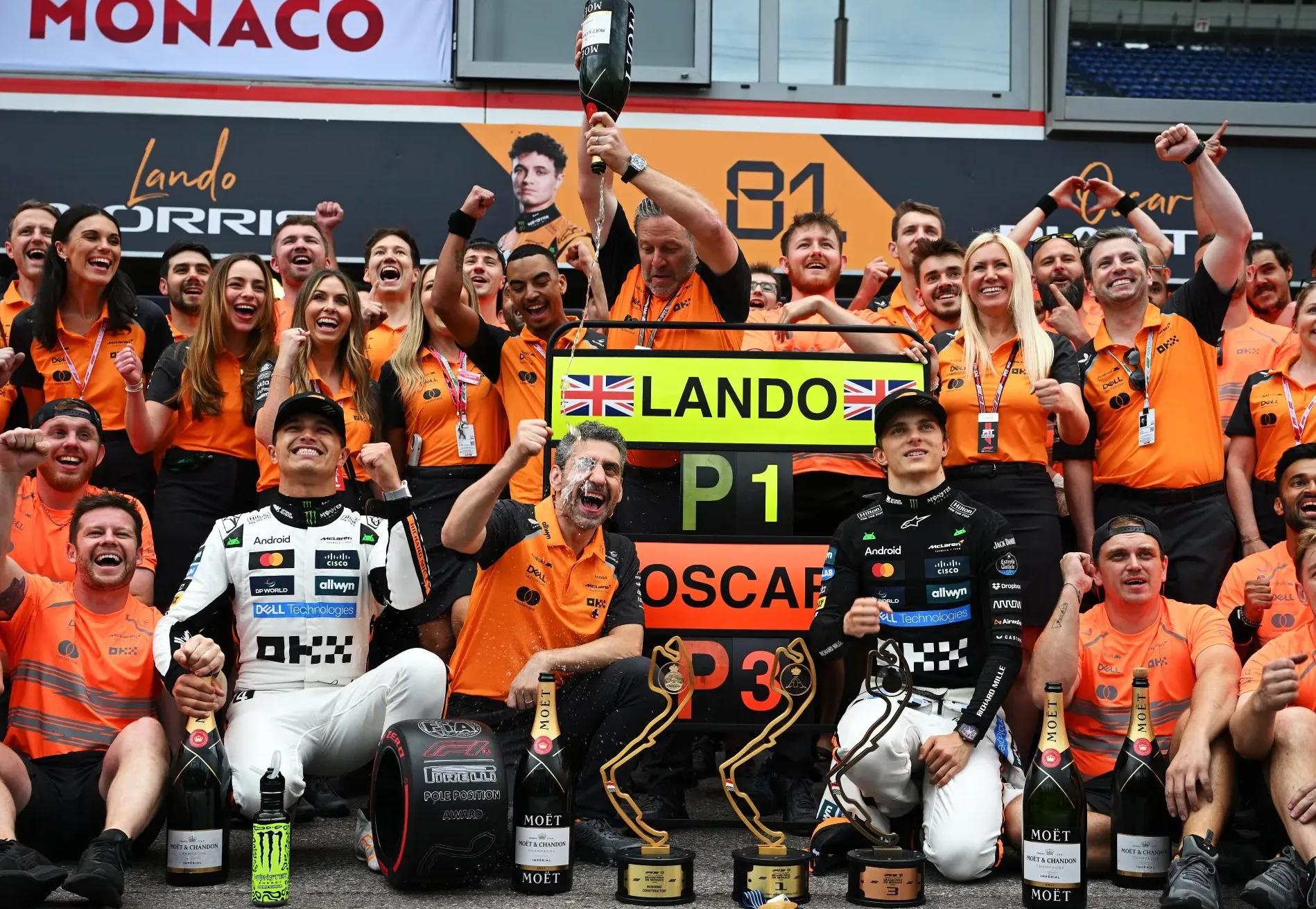 雷诺车队险胜法拉利，诺里斯刷新纪录